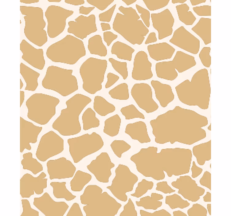 Animals wallpaper giraffe pattern - TenStickers