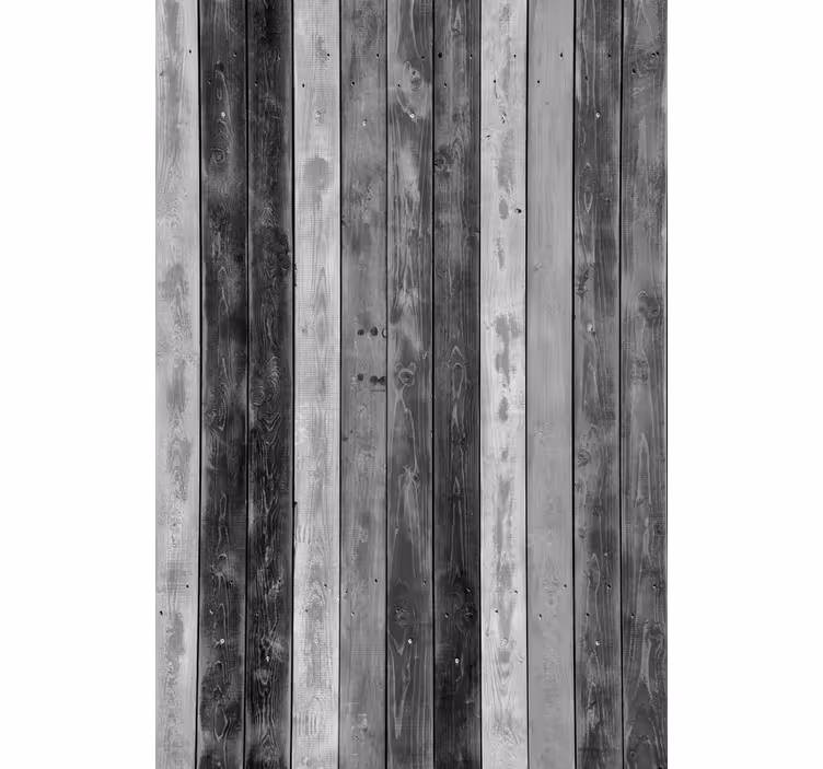Country timber boards wall paper in bedroom - TenStickers