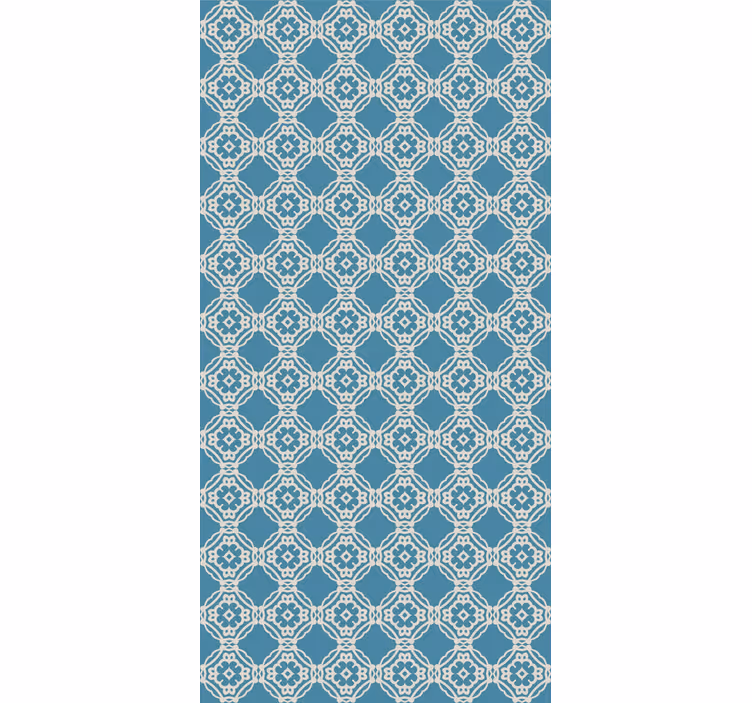 Complex geometric arrangement wall paper in bedroom - TenStickers