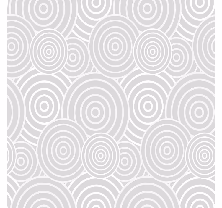Wall paper in bedroom circular line design - TenStickers