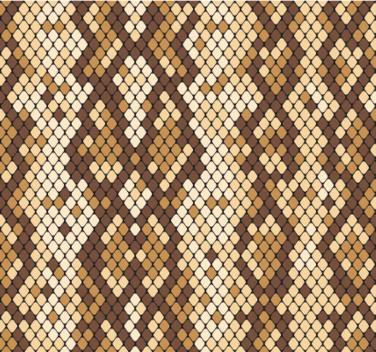 Animals wallpaper snake skin print - TenStickers