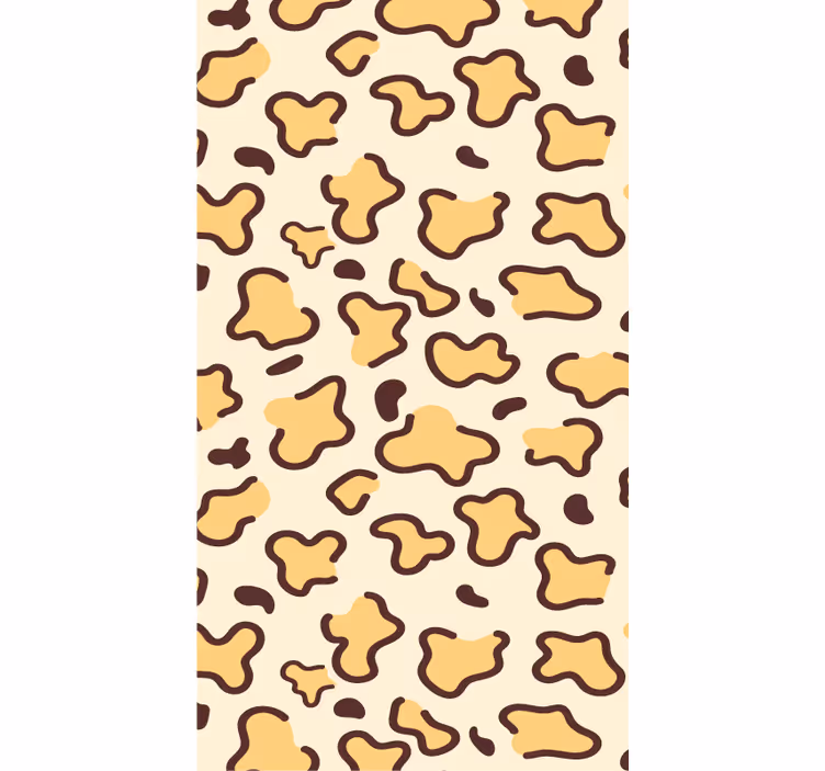 Animals wallpaper big leopard patterns - TenStickers