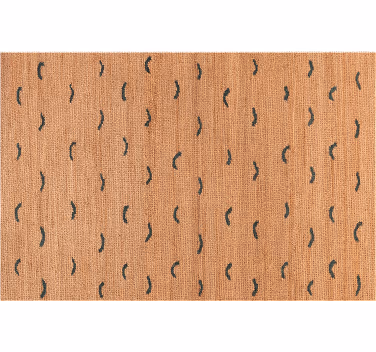 Animals wallpaper in imitation jute beige - TenStickers