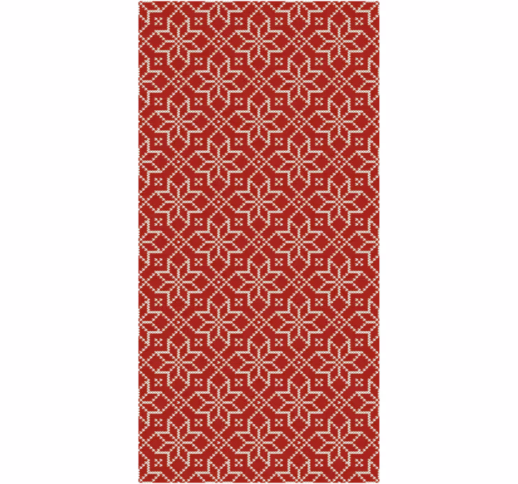 Holiday christmas wallpaper snowflake sweater - TenStickers