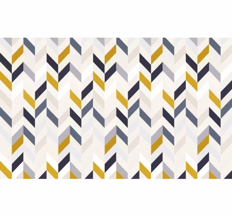 Wallpaper office with colored geometric patterns - TenStickers