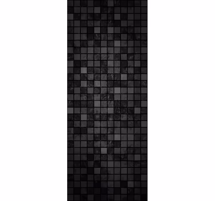 Wallpaper office black squares - TenStickers