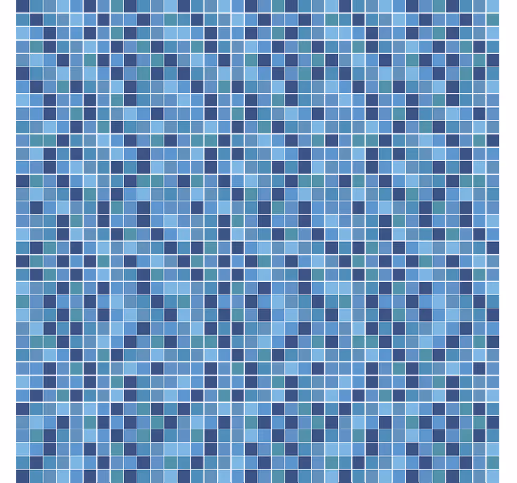 Wallpaper office geometric mosaic design - TenStickers