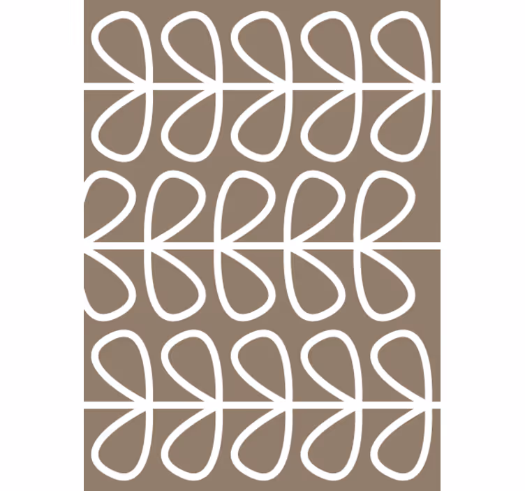 Wallpaper geometric geometric loop design - TenStickers