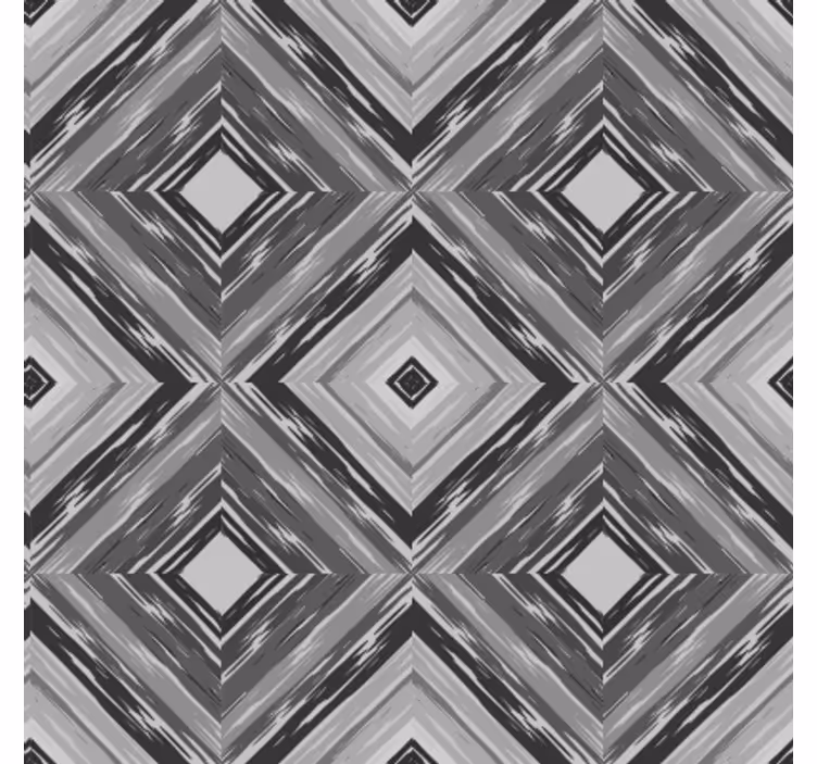 Wallpaper geometric diamond illusion - TenStickers