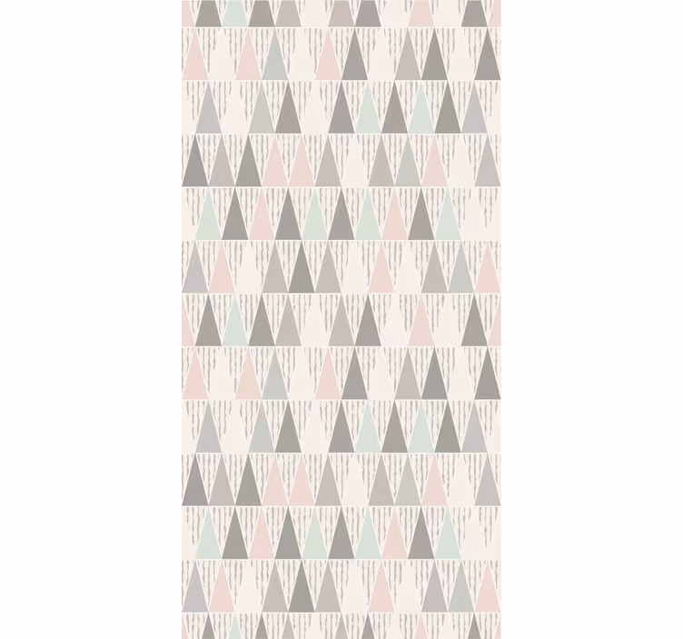 Wallpaper geometric triangular design - TenStickers