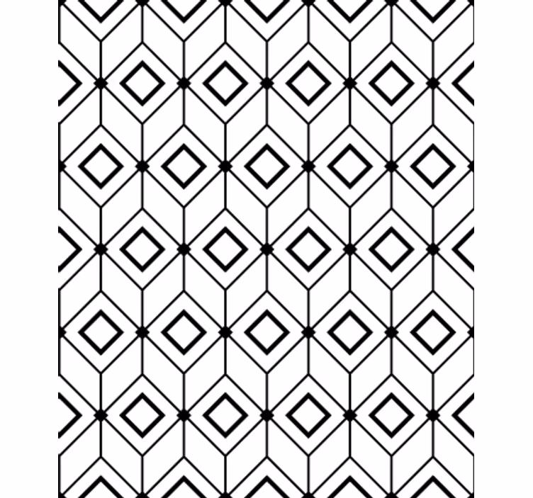 Wallpaper geometric modern diamond shapes - TenStickers