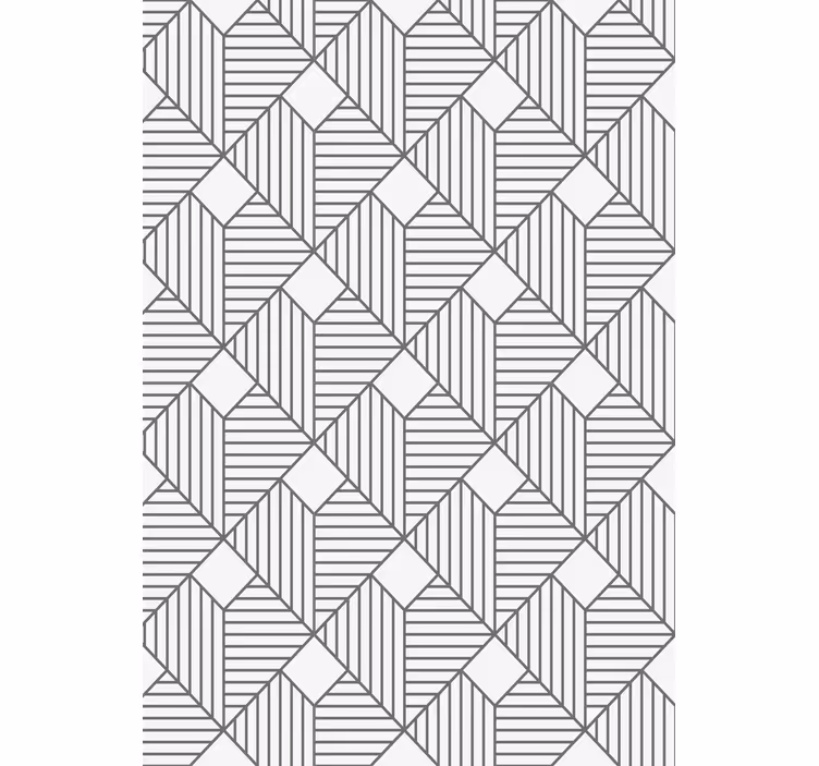 Wallpaper geometric in grey patterned style - TenStickers