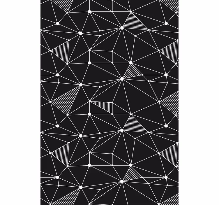 Wallpaper geometric bold geometric shapes - TenStickers