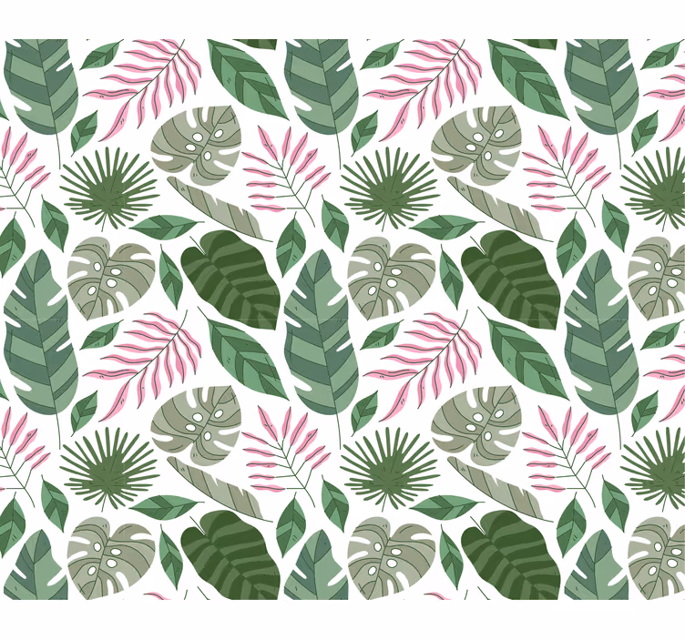 Nature wallpaper tropical leaf patterns - TenStickers