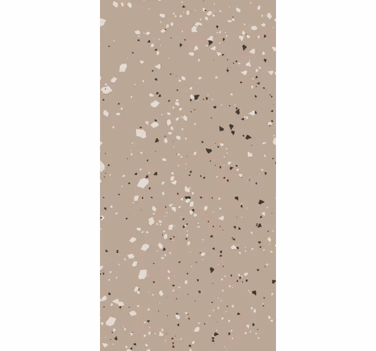 Textured wallpaper beige terrazzo texture - TenStickers
