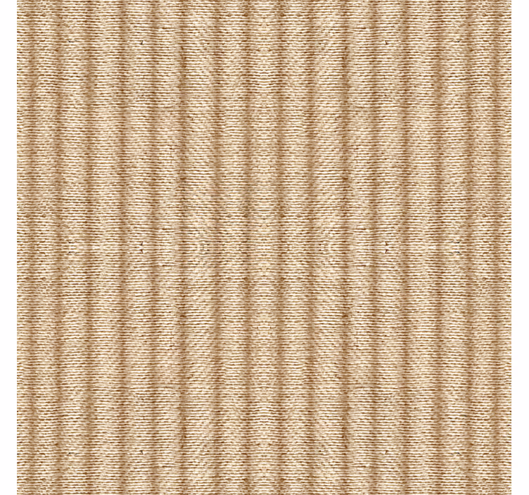 Master bedroom wallpaper in brown realistic jute - TenStickers