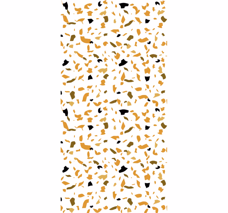 Textured wallpaper in warm terrazzo colors - TenStickers