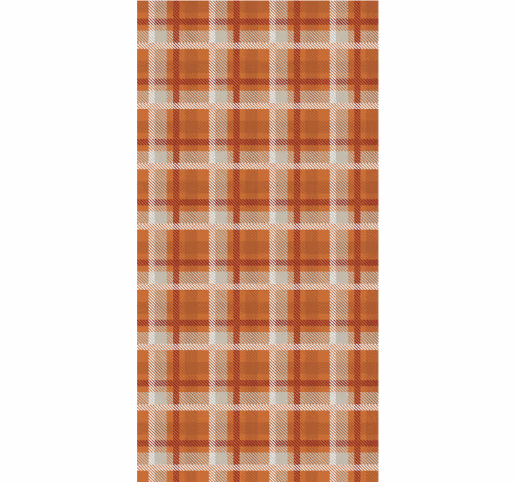 Master bedroom wallpaper autumn plaid - TenStickers
