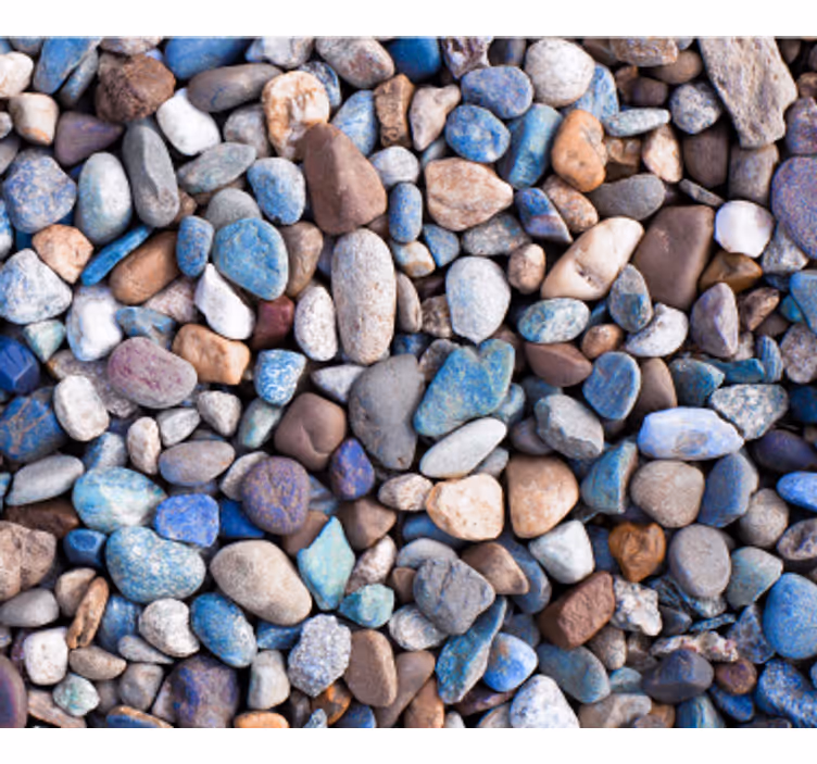 Stone effect wallpaper colorful stones design - TenStickers