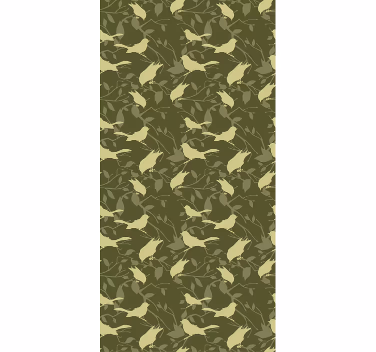 Wallpaper childrens room green victorian design - TenStickers