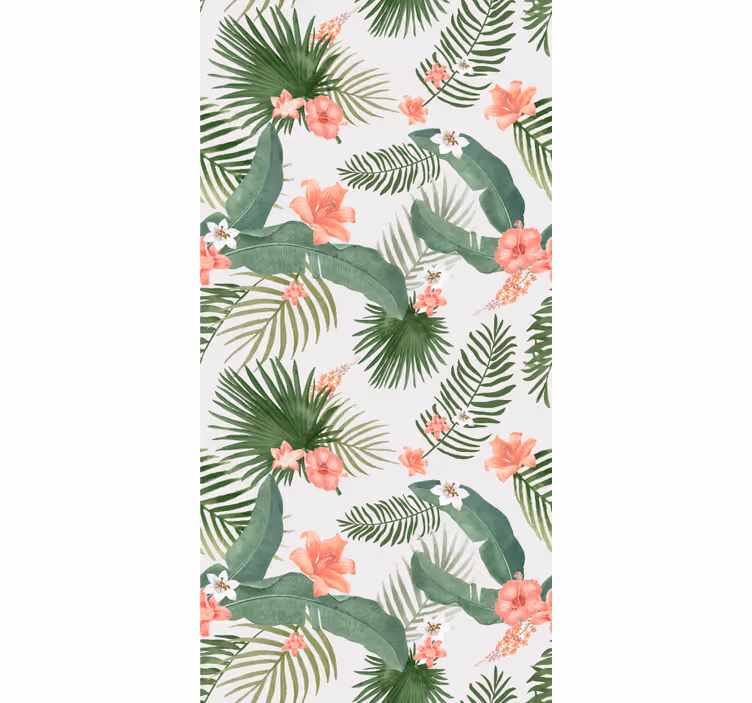 Wallpaper childrens room hollywood-regency plants design - TenStickers