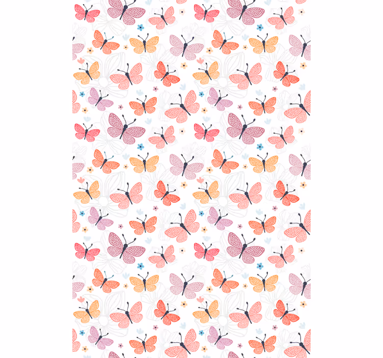 Butterflies wallpaper butterfly design - TenStickers