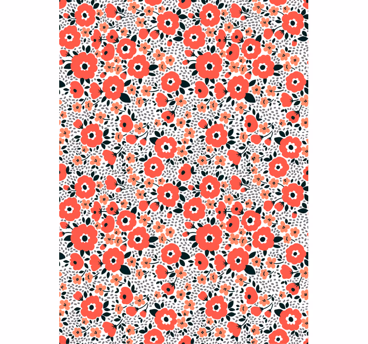 Hallway wallpaper with charming puppy design - TenStickers