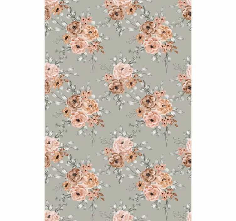 Hallway wallpaper beautiful beige design - TenStickers