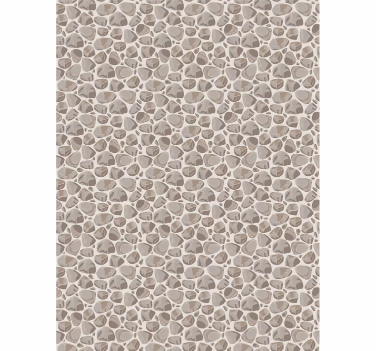 Textured wallpaper stone pebble design - TenStickers