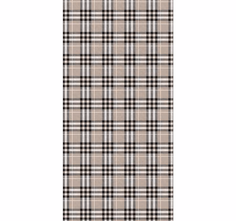 Textured wallpaper classic checkered pattern - TenStickers