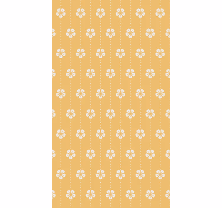 Living area wallpaper elegant floral design - TenStickers