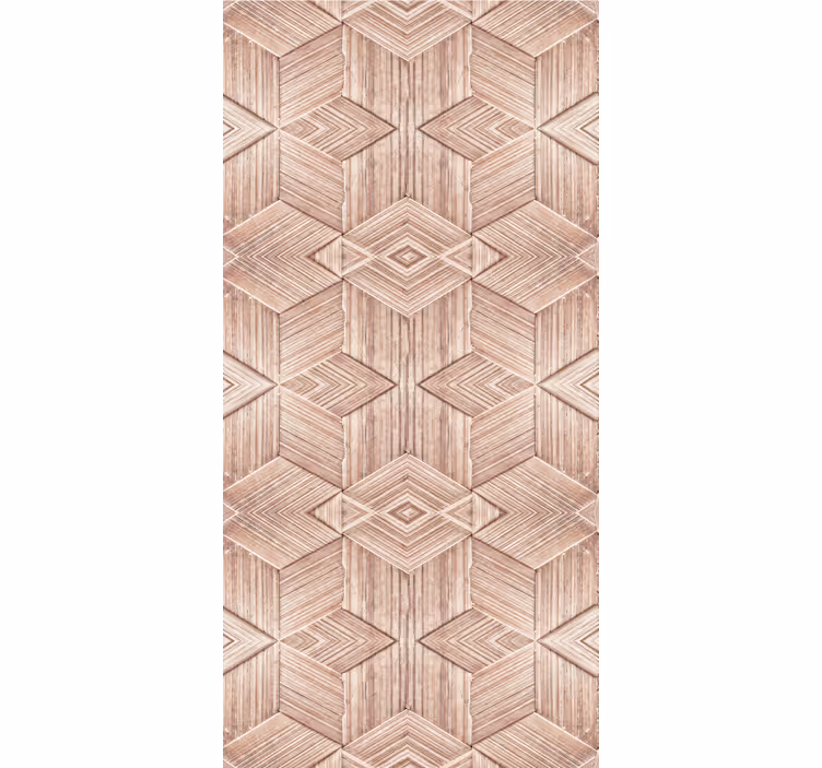 Living area wallpaper light wood texture design - TenStickers