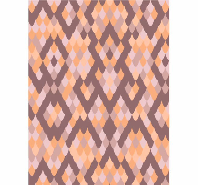 Living area wallpaper with geometric diamond design - TenStickers