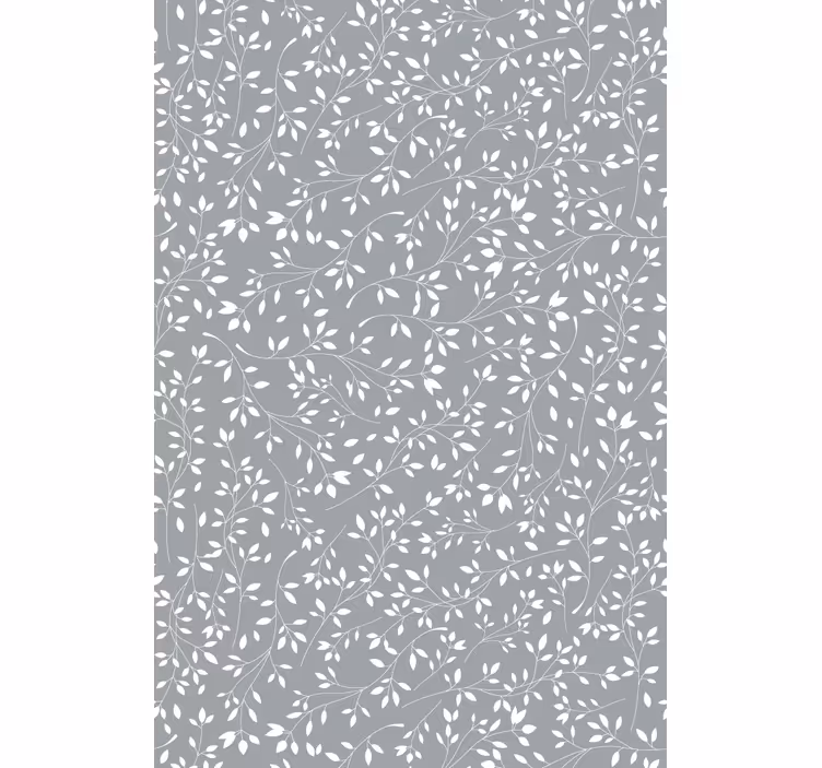 Wallpaper of a tree botanical design pattern - TenStickers