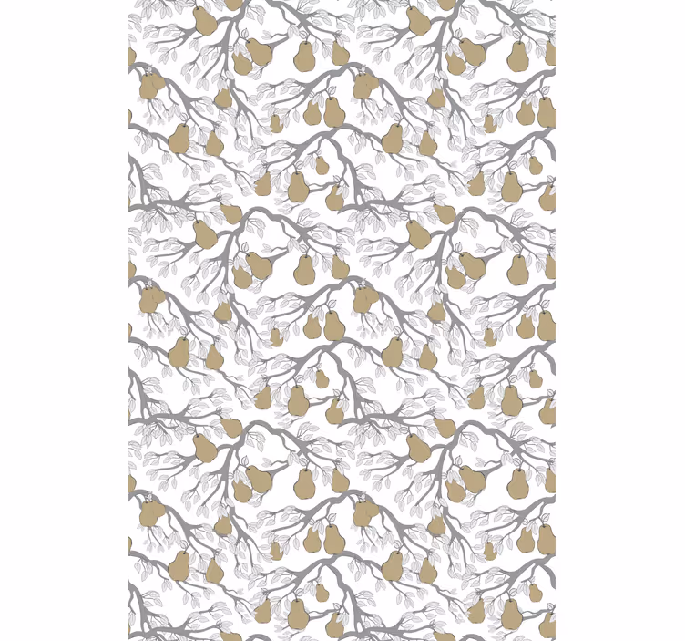 Wallpaper of a tree scandinavian bark design - TenStickers