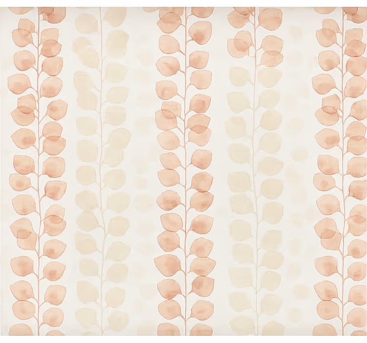 Wallpaper office pink flower petals - TenStickers