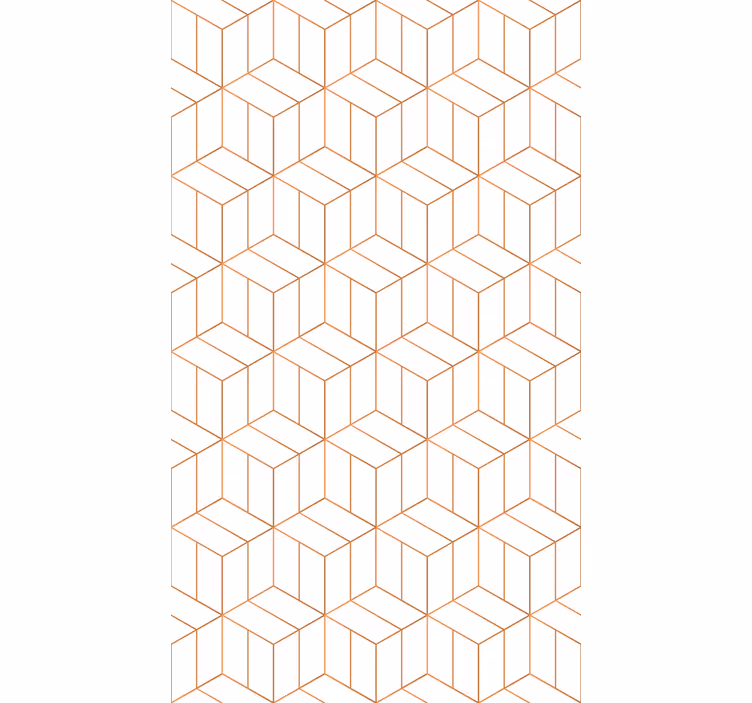 Contemporary wallpaper modern octagon design - TenStickers