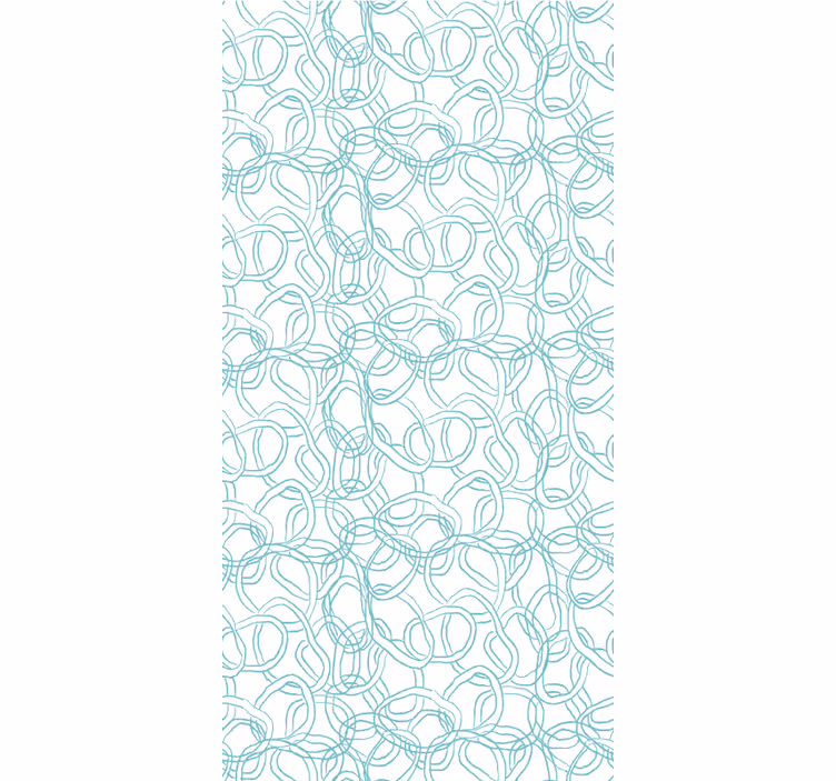 Contemporary wallpaper abstract circular design - TenStickers