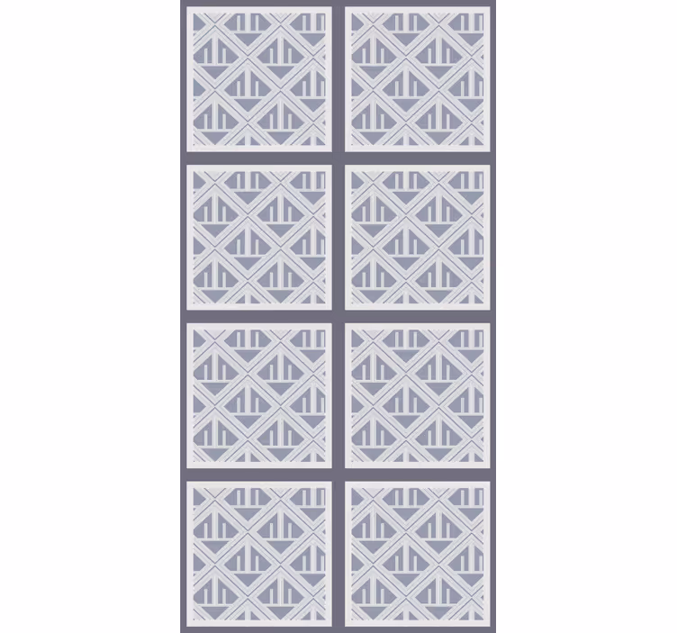 Contemporary wallpaper with geometric patterns - TenStickers