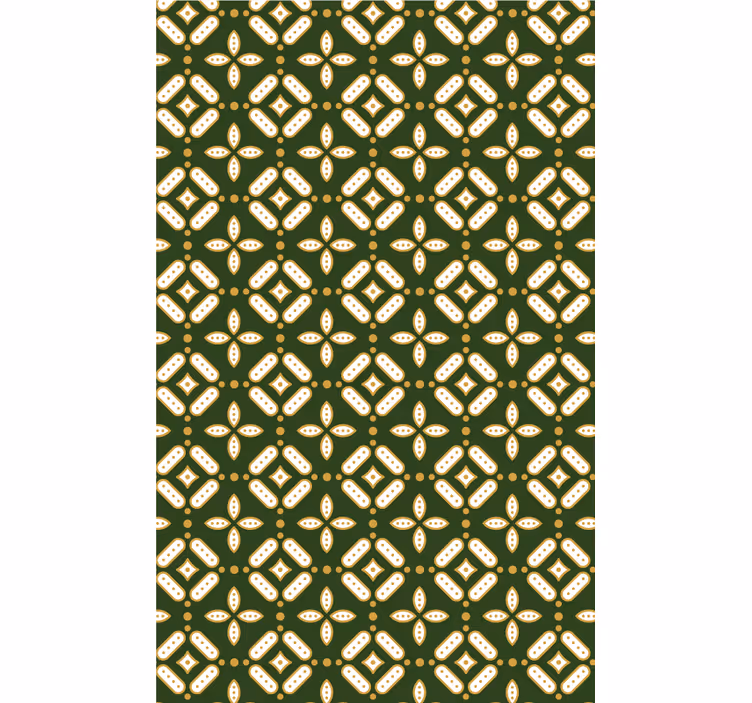 Kitchen wallpaper with geometric patterns - TenStickers