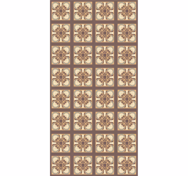 Kitchen wallpaper with ceramic tile design - TenStickers
