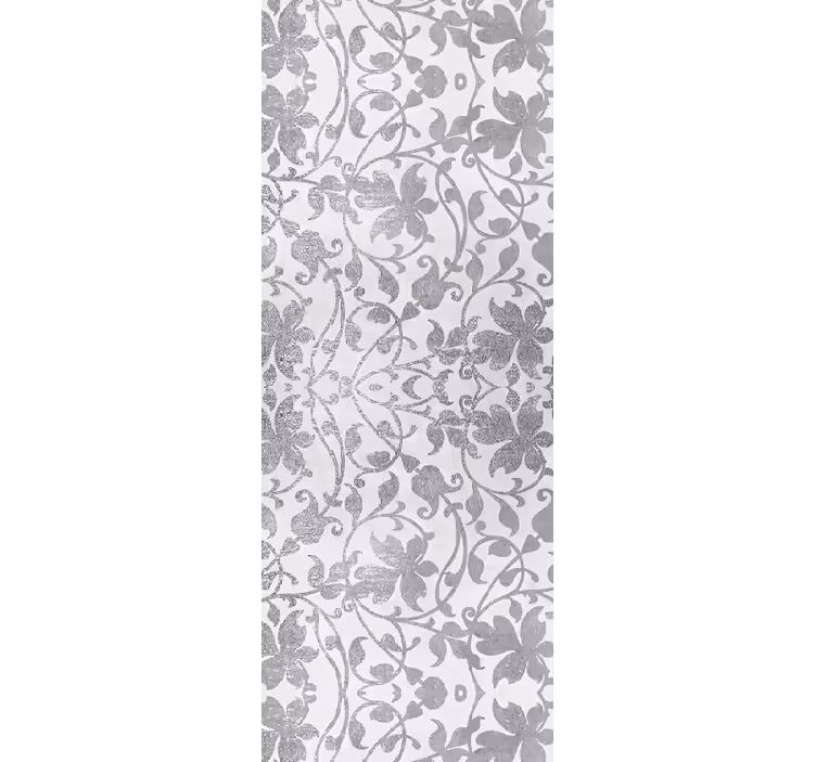 Kitchen wallpaper cement damask design - TenStickers