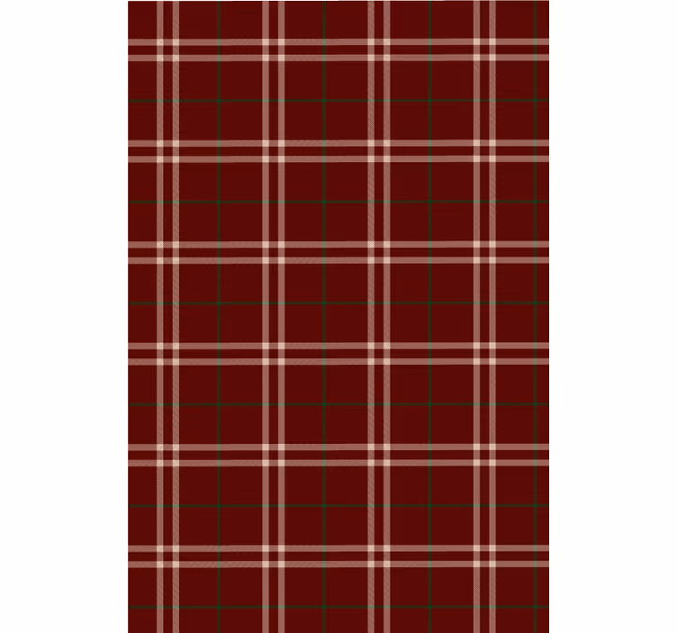 Living area wallpaper plaid pattern design - TenStickers