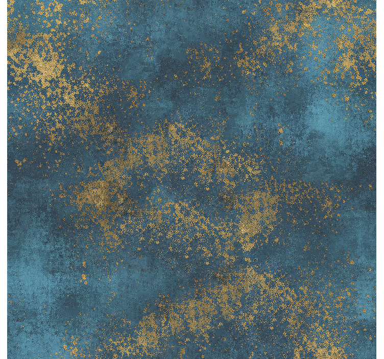 Living area wallpaper distressed teal speckle - TenStickers