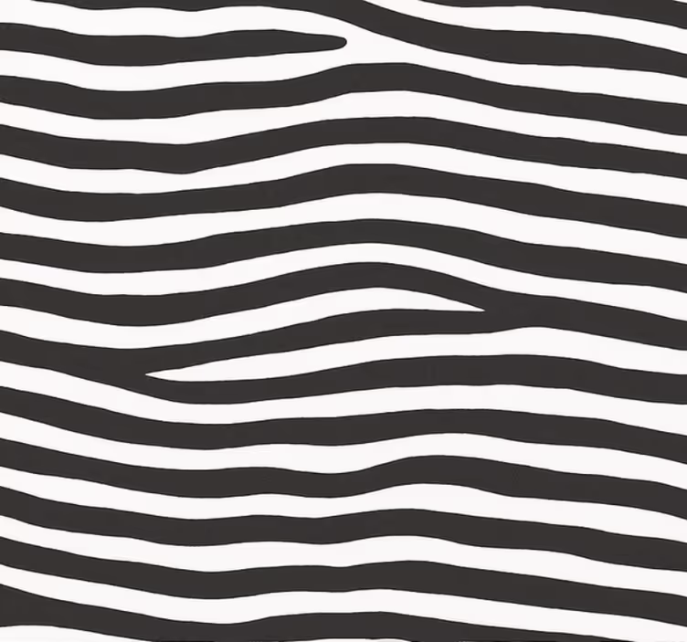 Master bedroom wallpaper zebra print design - TenStickers