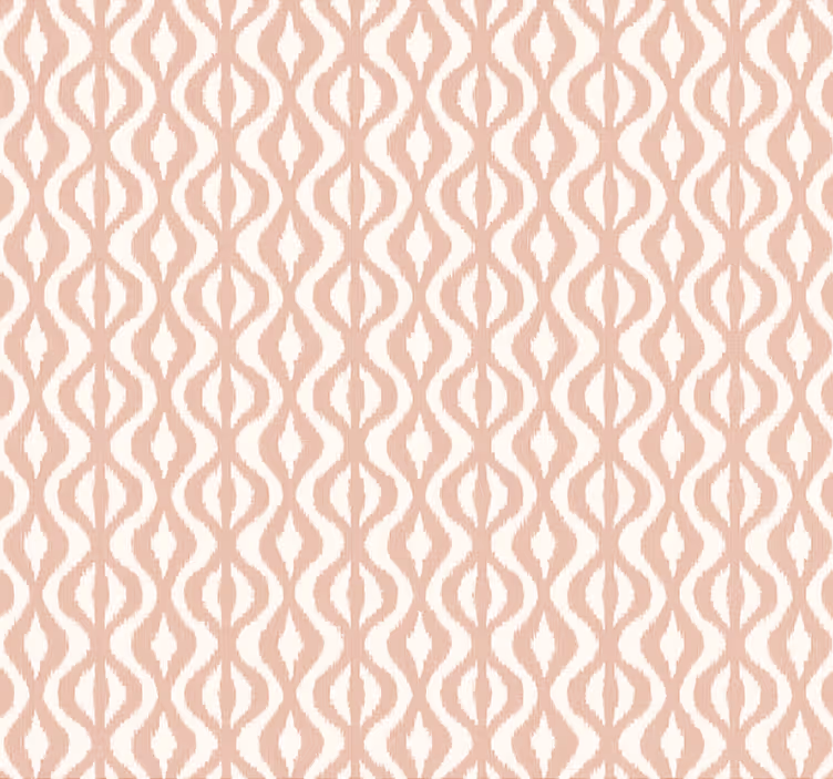 Master bedroom wallpaper dusty rose ikat design - TenStickers