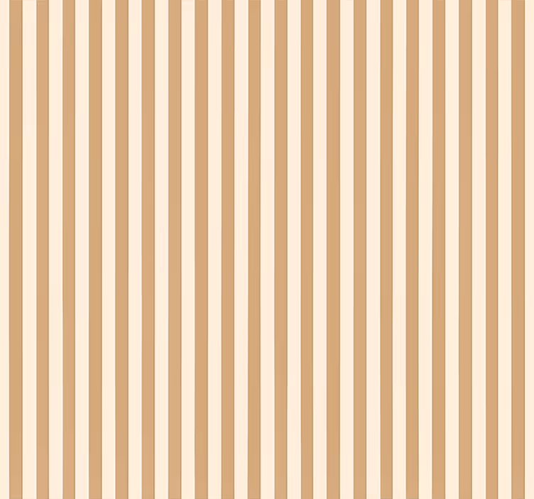 Living area wallpaper beige vintage stripes - TenStickers