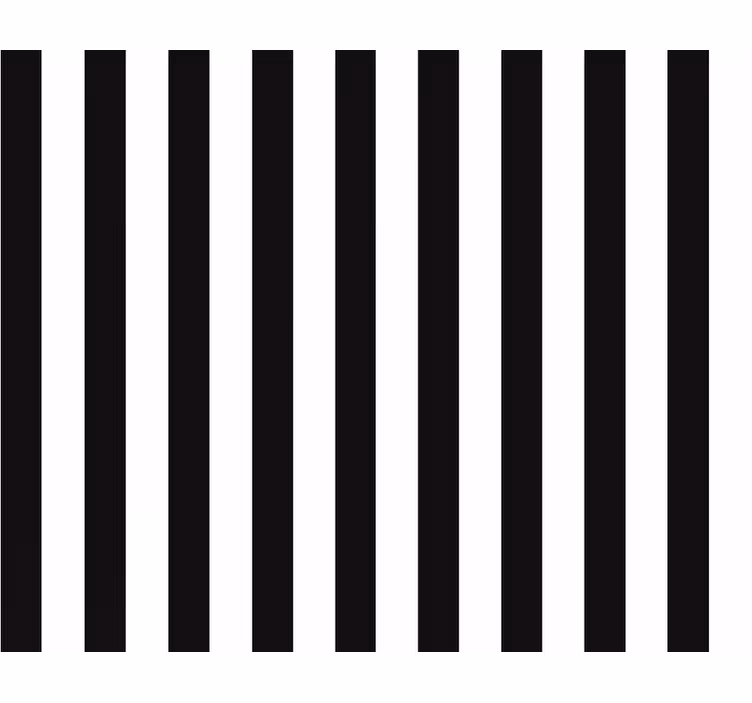 Classic striped living area wallpaper - TenStickers