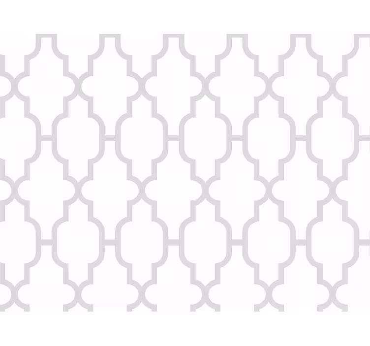 Living area wallpaper in grey geometric design - TenStickers