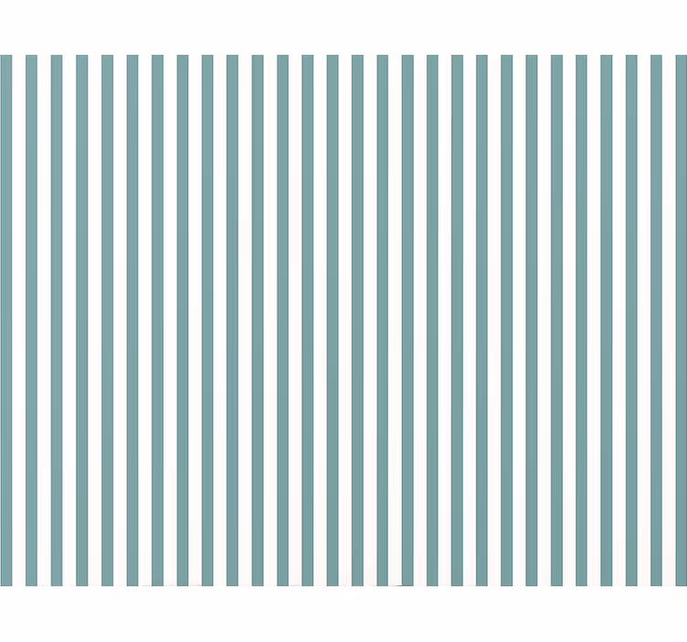 Wallpaper vertically striped teal pinstripe - TenStickers